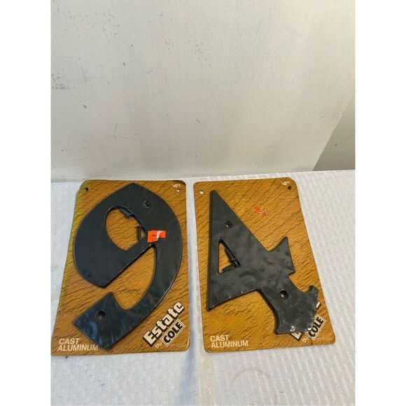 2 Cast Aluminum Estate by Cole "9 & 4" Vintage - Picture 2 of 4